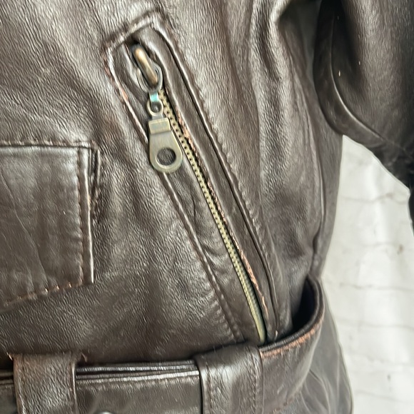 Echtes Leder Vintage jacket Small - Picture 11 of 17